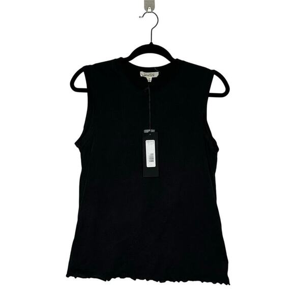 NWT Nili Lotan Muscle Tee Tank Women's Washed Black Size Small - Picture 1 of 5